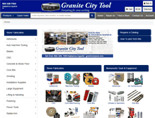 Tablet Screenshot of granitecitytool.com